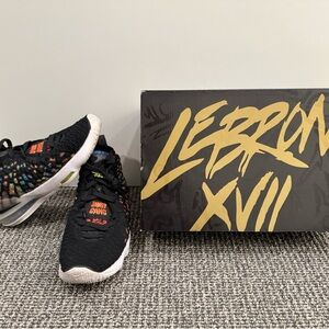 Nike LeBron XVII Black with Multicolor Accents